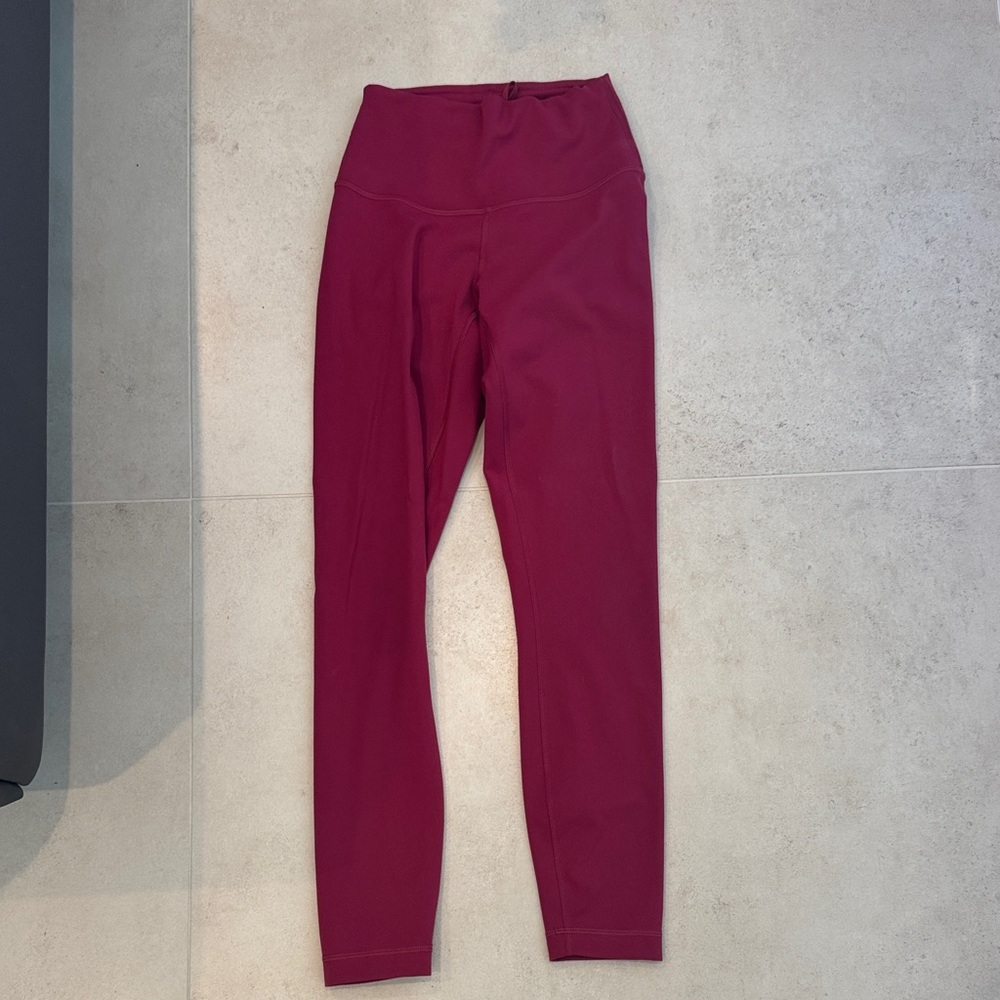 lululemon athletica Burgundy Leggings